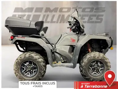HONDA TRX500FA7 Rubicon DCT IRS EPS Delux 2018 Gris 5532 km au compteur. Motos Illimitées Terrebonne...