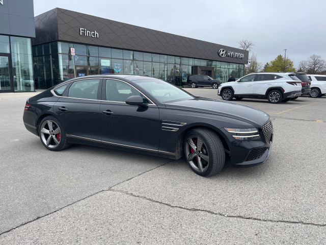 2023 Genesis G80 3.5T Sport Plus | leather Heated Seats |pano... in Cars & Trucks in London - Image 3