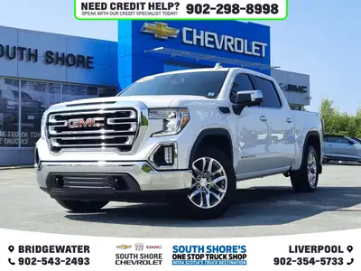 Recent Arrival! White Frost Tricoat 2022 GMC Sierra 1500 Limited SLT For Sale, Bridgewater 4WD 10-Sp...