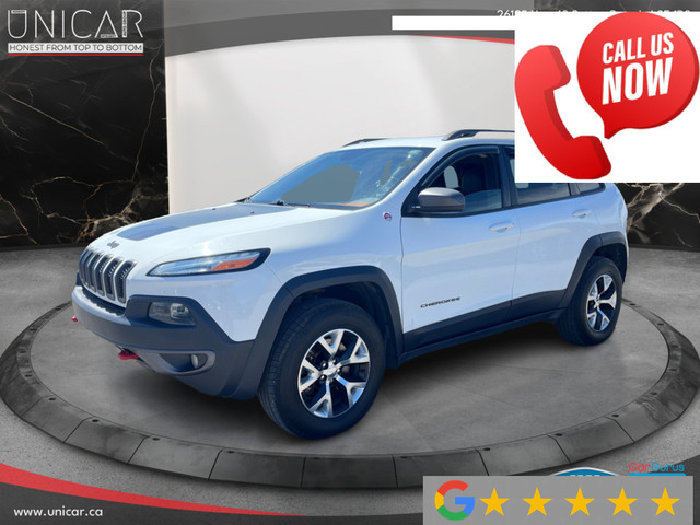2016 Jeep Cherokee No Accidents 4WD Trailhawk Leather Seats Back in Cars & Trucks in Markham / York Region - Image 3