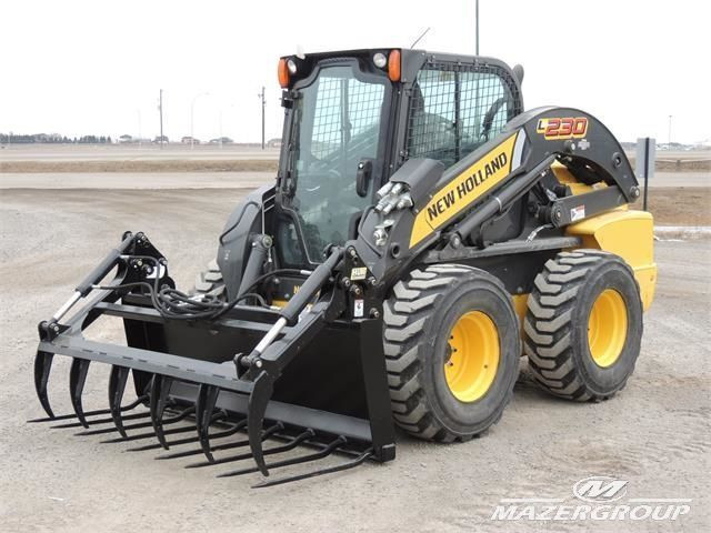 HLA 72” Manure Fork with Utility Grapple for Skid Steers in Heavy Equipment in Regina