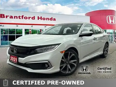 Experience the thrill of effortless driving with this meticulously maintained 2021 Honda Civic Sedan...