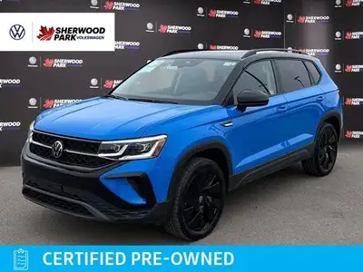 The 2024 Volkswagen Taos Comfortline Black Edition AWD blends turbocharged performance with bold bla...