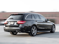 2018 Mercedes Benz C-300 Wagon AMG PKG Black Exterior on Red Interior comes with Navigation and Back... (image 2)