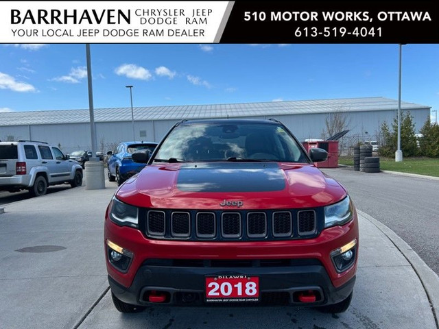 2018 Jeep Compass Trailhawk 4x4 | Nav | Pano Roof | Leather in Cars & Trucks in Ottawa - Image 2