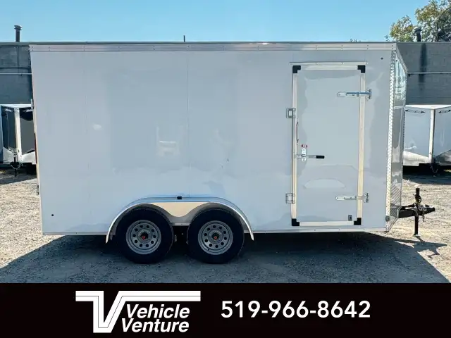 2025 WEBERLANE 7X14 CONTRACTOR  12" EX HT RAMP WHITE $38/WK OAC in Cargo & Utility Trailers in Oakville / Halton Region - Image 5