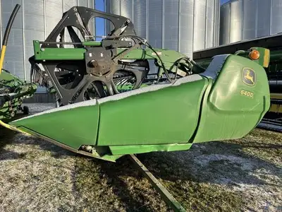 Location: Horizon Ag & Turf Falher 2011 JOHN DEERE 640D, DRAPER TO BE USED W/COMBINE ONLY, POLY TINE...