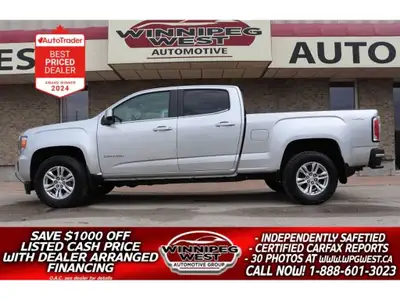  2019 GMC Canyon SLE PREMIUM 4X4 CREW CAB, LOADED/SHOWS AS NEW!