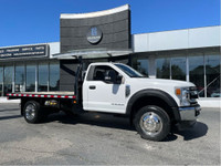  2020 Ford F-550 XLT 4WD LWB DRW DIESEL FLAT DECK GOOSE HITCH 47