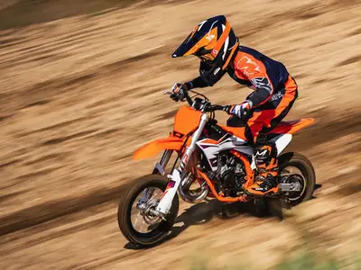 Just like the big bikes. Come in and ask us about our SPECIAL MINI MOTO pricing to help get the litt...