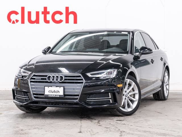 2018 Audi A4 Progressiv AWD w/ Bluetooth, Front Heated Seats, Re in Cars & Trucks in City of Toronto