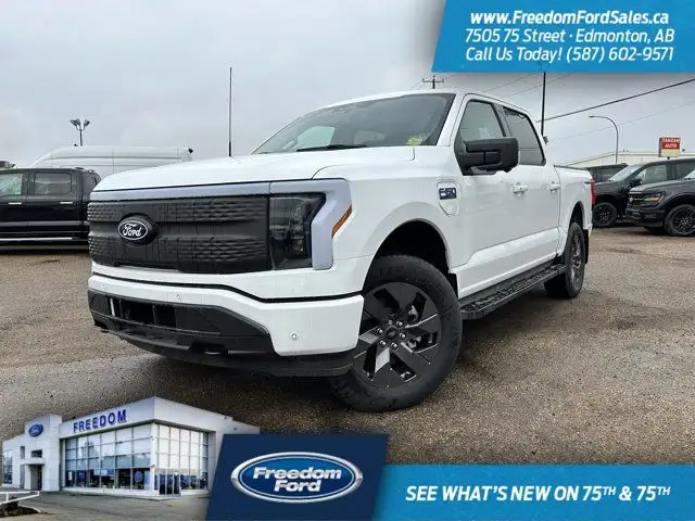 2025 Ford F-150 Lightning Flash | 312A | 4X4 | SuperCrew 145 in Cars & Trucks in Edmonton - Image 2