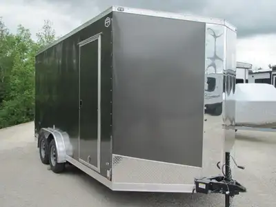 2025 CARGO MATE EHW716TA2 FEATURES 7'6'' OF WIDTH, 12'' EXTRA HEIGHT FOR A RAMP DOOR ENTRANCE HEIGHT...