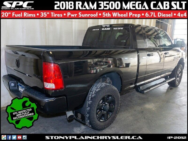  2018 Ram 3500 SLT - Mega Cab, 35" Tires, Sunroof, 5th Wheel Rdy dans Autos et camions  à Saint-Albert - Image 4