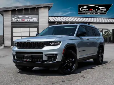 2023 Jeep Grand Cherokee L Limited | 7-Passenger | Black appearance pkg | Only 27,999 km Orr Motors...