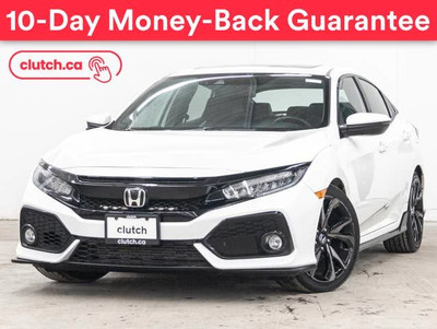 2018 Honda Civic Hatchback Sport Touring w/ Apple CarPlay & Andr