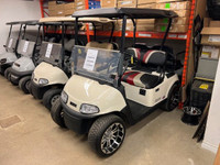2017 EZGO RXV 48V Golf Cart 2022 Trojan batts & 20x14" wheels