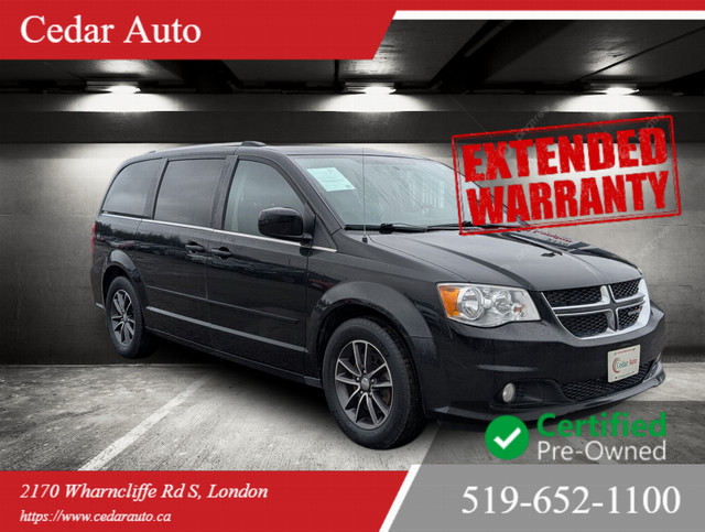 2017 Dodge Grand Caravan 2 YEAR POWERTRAIN WARRANTY | SXT Premiu in Cars & Trucks in London