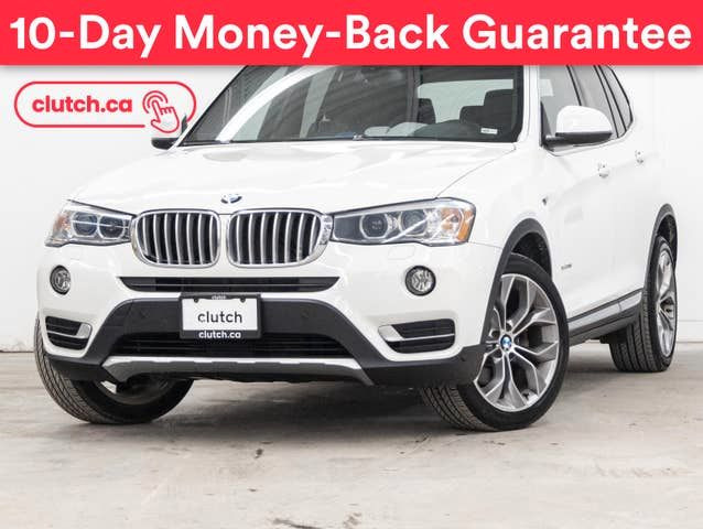 2017 BMW X3 xDrive28i AWD w/ Rearview Cam, Bluetooth Dual Zone A in Cars & Trucks in City of Toronto