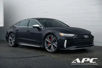 **2023 Audi RS 7** Powered by a 4.0L twin-turbo V8 engine producing 591 horsepower and 590 lb-ft of...