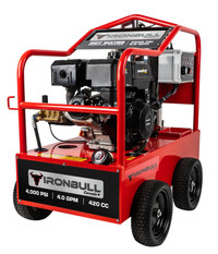 2024 IronBull Hot Water Pressure Washer 4,000PSI 4.0GPM (7 IN ST