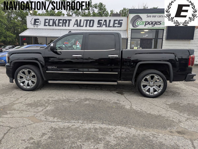 2017 GMC Sierra 1500 Denali CREW CAB  NAVIGATION/SUNROOF!! in Cars & Trucks in Barrie