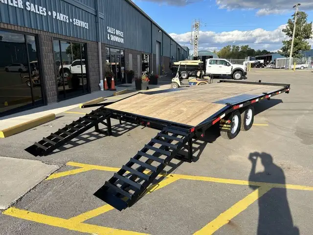 Miska 5 Ton Flatbed Float Trailer in Cargo & Utility Trailers in Oakville / Halton Region - Image 9