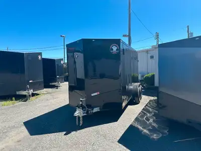 sell cargo trailer enclosed trailer remorque trailer fermé no- galvanize + also some utility galvani...