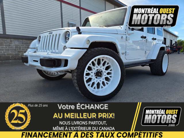 2015 Jeep Wrangler Unlimited UNIQUE LOOK / 22X14 WHEELS TRIPLE B in Cars & Trucks in West Island - Image 3