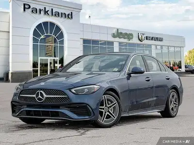 Only 10,693 Miles! This Mercedes-Benz C-Class boasts a Intercooled Turbo Gas/Electric I-4 2.0 L/122...