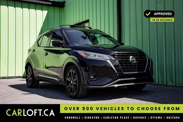 2021 Nissan Kicks SR • 360 CAM • HEATED SEATS • FOG LIGHTS • CP/ in Cars & Trucks in Kingston