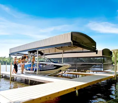 A Better Boat Lift. From hydraulic to manual, select your boat lift system. From the simplicity of o...
