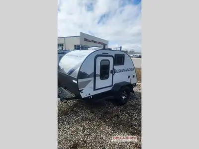 Braxton Creek Bushwhacker teardrop trailer 10HD highlights: Two Mattresses Overhead Cabinets High Ou...
