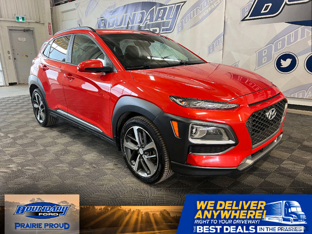2018 Hyundai Kona 1.6 TURBO ULTIMATE AWD | HTD LEATHER SEATS & W in Cars & Trucks in Lloydminster