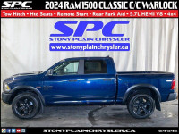 This 2024 Ram 1500 Classic Crew Cab Warlock 4x4 pickup truck with heated seats, tow hitch, 5.7L HEMI... (image 5)