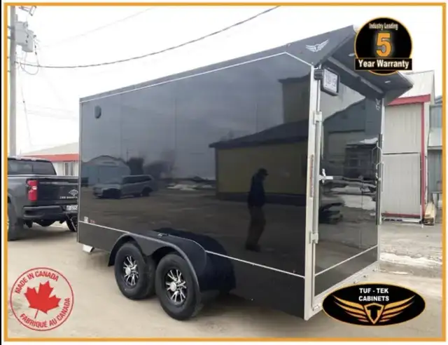 2025-7 x 14 Blacked out tuxedo edition, fully insulated package! in Cargo & Utility Trailers in Mississauga / Peel Region - Image 4