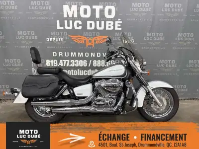 Honda Shadow 750 Aero 2014 35 707 KM PARE-BRISE DOSSIER SACOCHES PROTÈGE-MOTEUR NOUS OFFRONS UNE GAR...