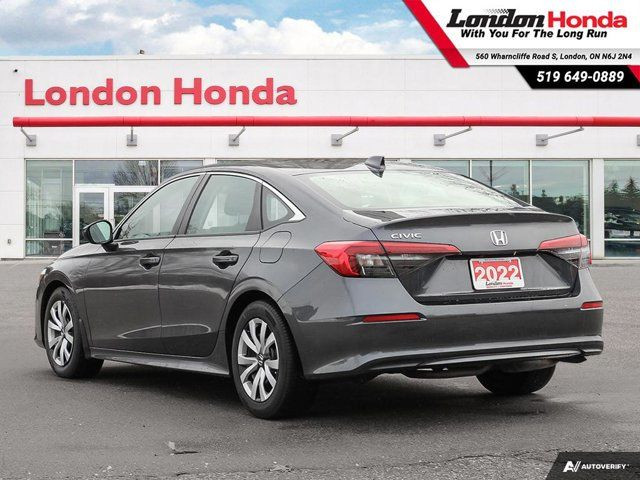 2022 Honda Civic Sedan LX | Honda Certified | Remote Start in Cars & Trucks in London - Image 4
