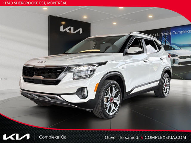 2022 Kia Seltos SX Turbo AWD *Taux a partir 4.89%* GPS Cuir Toit in Cars & Trucks in City of Montréal