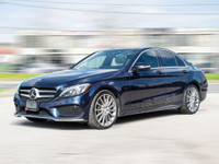 2015 Mercedes Benz C-400 Dark Blue Interior on White Interior comes with Navigation and Back up Came... (image 2)