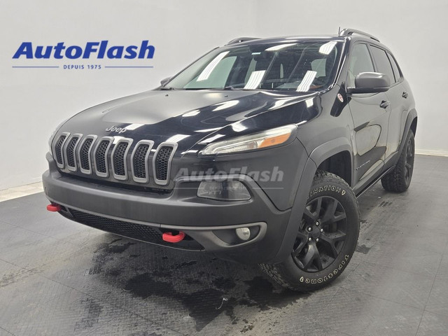 2017 Jeep Cherokee TRAILHAWK 3.2L, DEMARREUR, TOIT PANO, CUIR in Cars & Trucks in Longueuil / South Shore