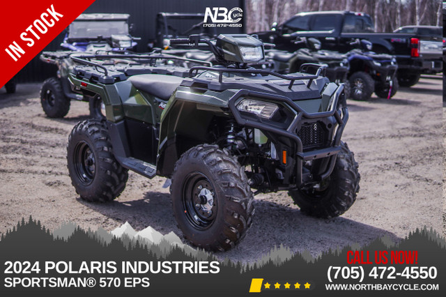 2024 Polaris Industries Sportsman® 570 EPS in ATVs in North Bay - Image 2