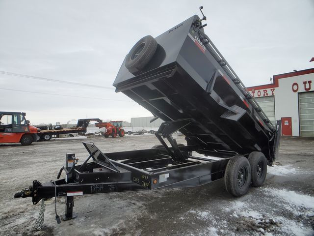 2022 FACTORY OUTLET TRAILERS 7X14ft Dump Trailer in Cargo & Utility Trailers in Kamloops - Image 3