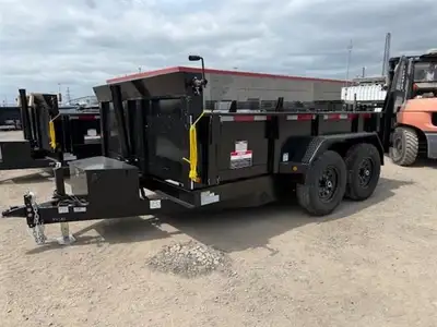 2026 Forest River Force 7x12 Heavy Duty Dump Trailer GVWR 12000lbs with a payload of about 8000lbs T...