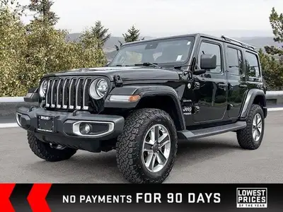 Conquer any terrain with this 2021 Jeep Wrangler Unlimited Sahara, boasting a powerful 3.0L EcoDiese...