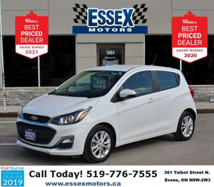 2021 Chevrolet Spark LT*Low K's*CarPlay*Bluetooth*Rear Cam*1.4L-4cyl