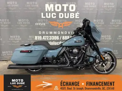Harley-Davidson FLHX Street Glide 2024 17 090 KM BALANCE DE GARANTIE HARLEY-DAVIDSON 13 JUIN 2026 MO...