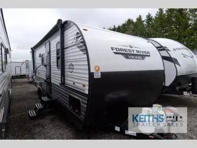 Forest River Viking 6K Series travel trailer 262DBS highlights: Large Slide Out 15' Power Awning Kit...