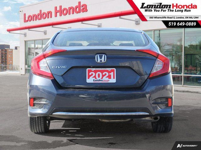 2021 Honda Civic Sedan EX | Honda Certified | Moonroof in Cars & Trucks in Brantford - Image 4