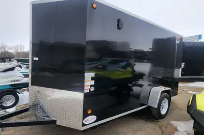 6 ft. wide x 12 ft. long plus 3 ft. V-nose x 66” rear door height (71” interior height), 1 of 3500 l...